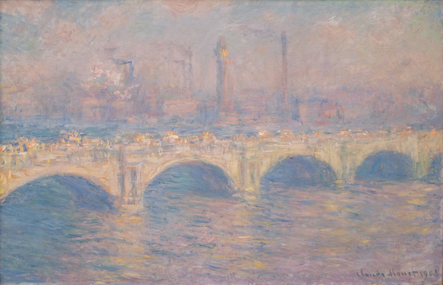 Il ponte di Waterloo, Londra - Carnegie Museum of Art, Pittsburgh, Pennsylvania
